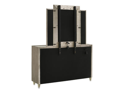 Lorient 60.5" Wide 8 Drawer Dresser With Mirror