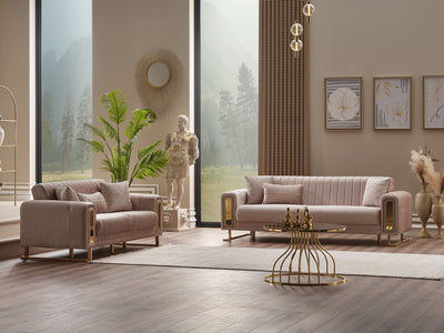 Lotus Sergi Convertible Loveseat