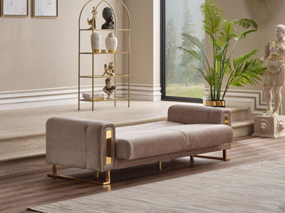 Lotus Sergi Convertible Loveseat