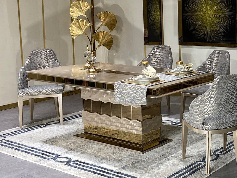 Lucas Kanss 102" Wide 10 Person Dining Table