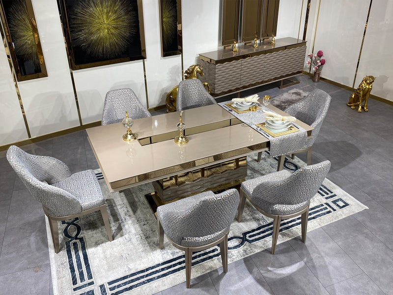 Lucas Kanss 102" Wide 10 Person Dining Table