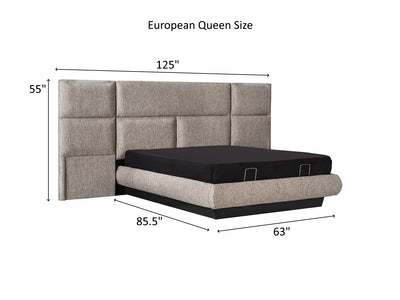 Luca European Platform Bed