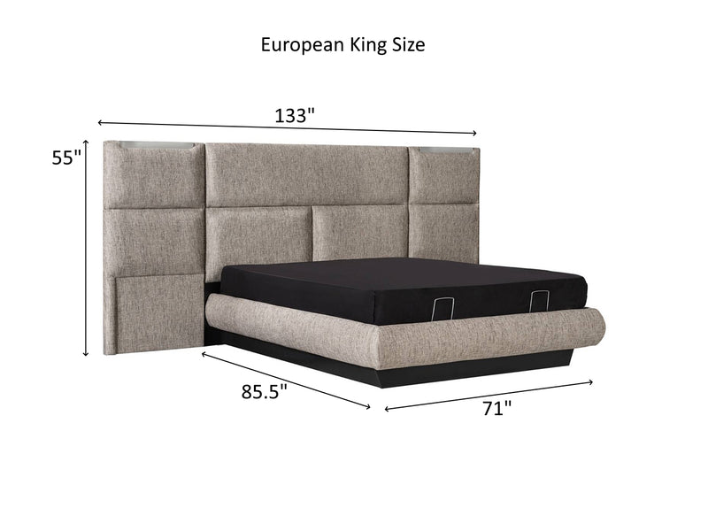 Luca European Platform Bed