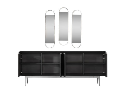 Luca 86.5" Wide Buffet With Mirror