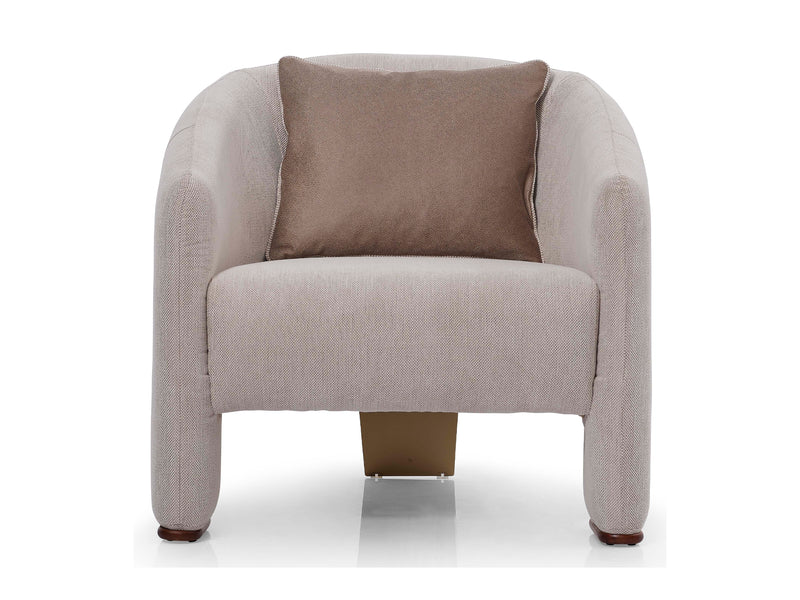 Luccas Gold 31" Wide Armchair