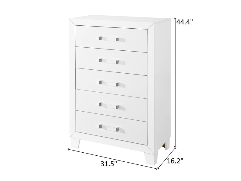 Luccia 31.5" Wide 5 Drawer Chest