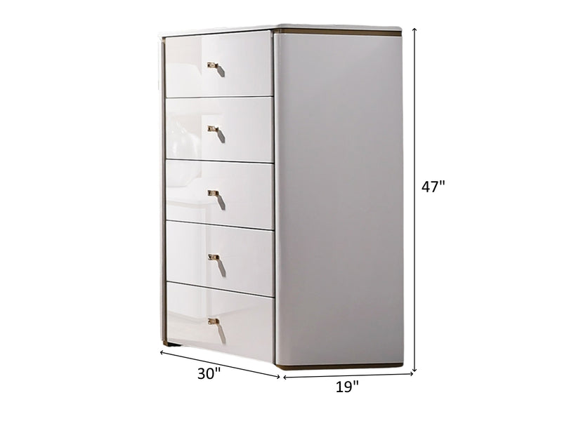 Lucera 30" Wide 5 Drawer Chest