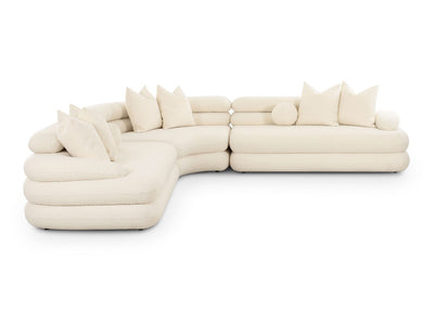 Lulu 109.1" / 109.1" Wide Curved Sectional