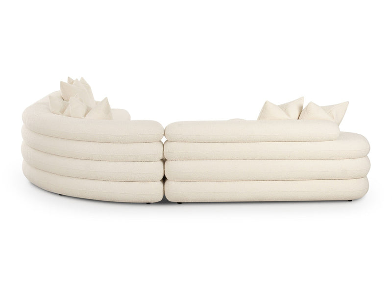 Lulu 109.1" / 109.1" Wide Curved Sectional