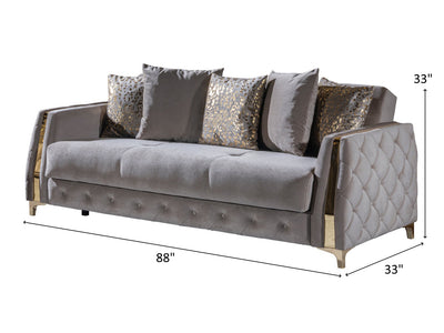 Lust 88" Wide Convertible Sofa