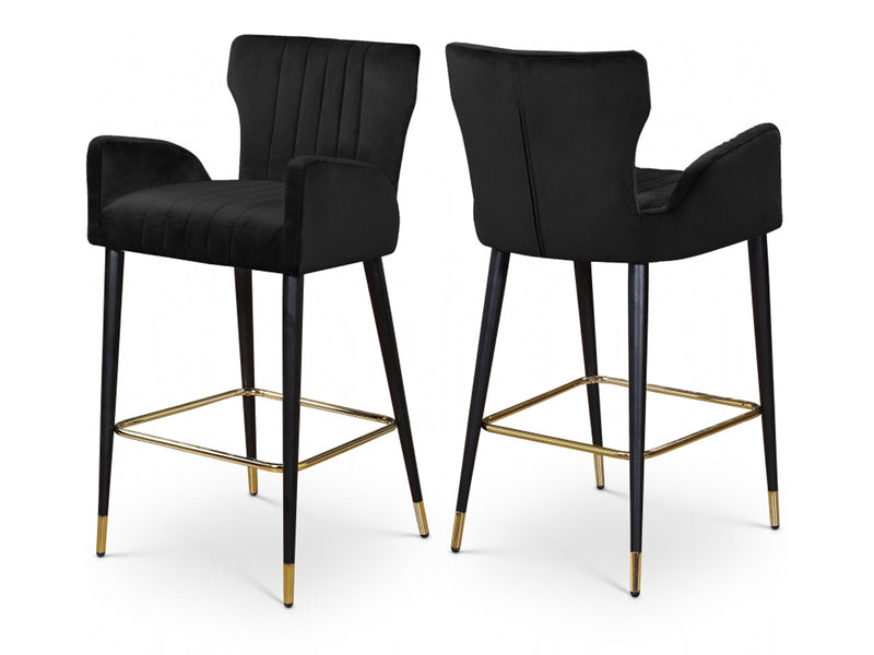 Luxe Velvet Bar Stool (Set of 2)