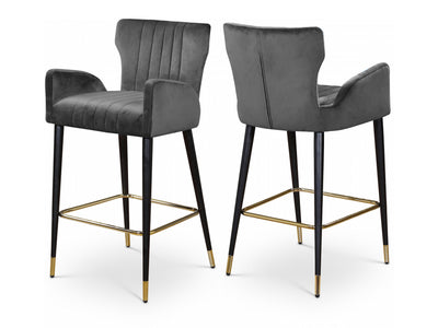 Luxe Velvet Bar Stool (Set of 2)