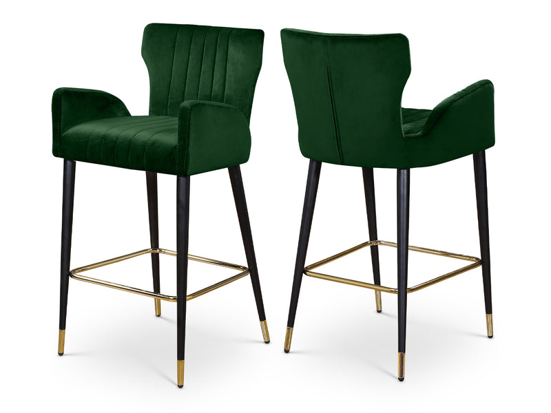 Luxe Velvet Bar Stool (Set of 2)
