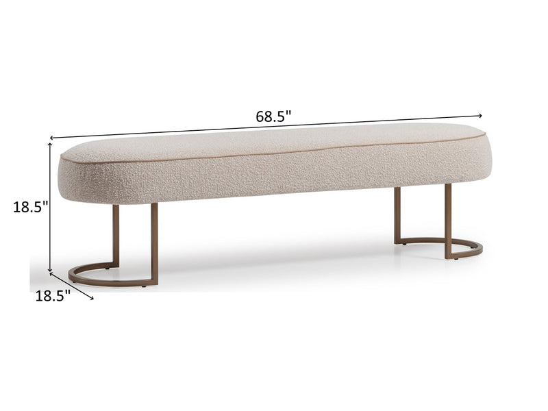 Lyon 68.5" Wide Bench