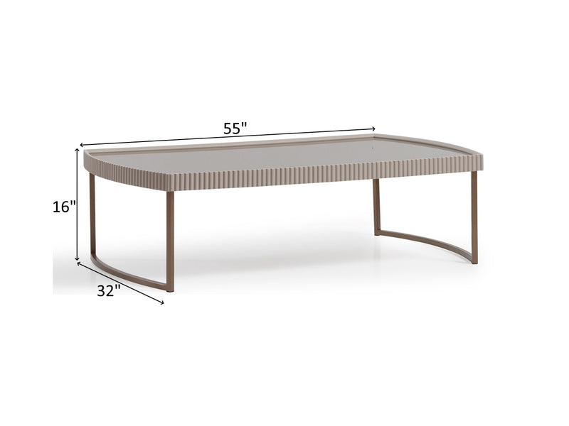 Lyon 55" Wide Coffee Table