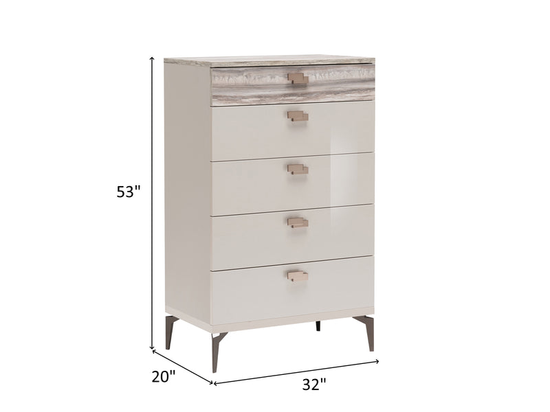 Madison 32" Wide 5 Drawer Chest