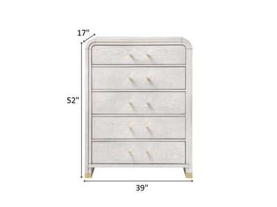 Malmo 39" Wide 5 Drawer Chest