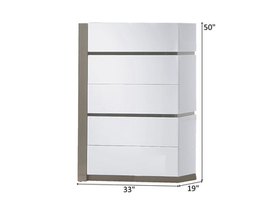 Manila 33" Wide 5 Drawer Chest