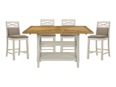 Maribelle 5910 4-6 Person Counter Height Dining Room Set