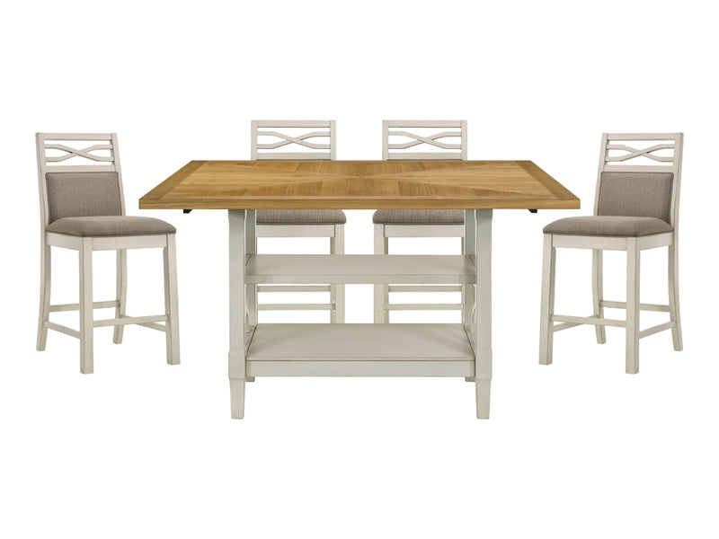 Maribelle 5910 4-6 Person Counter Height Dining Room Set