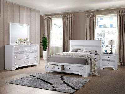 Matrix 63" Wide 9 Drawer Dresser With Mirror