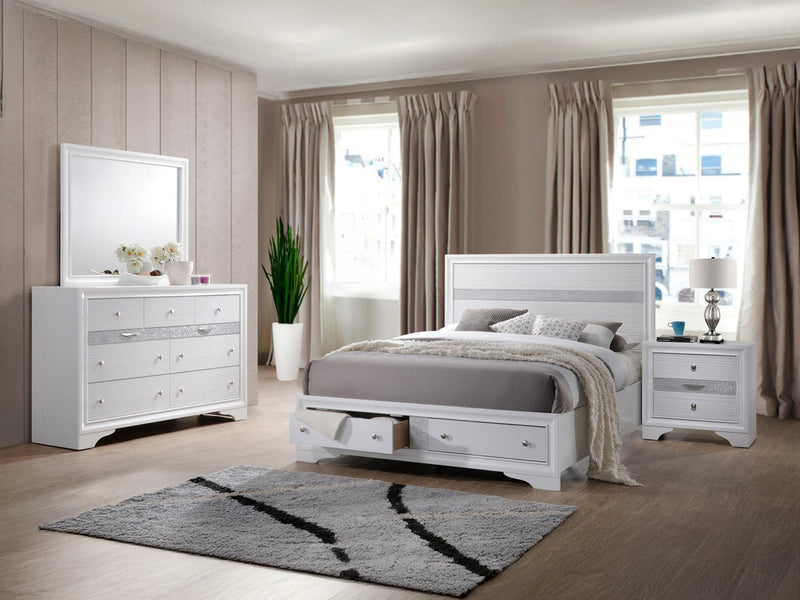 Matrix 63" Wide 9 Drawer Dresser With Mirror