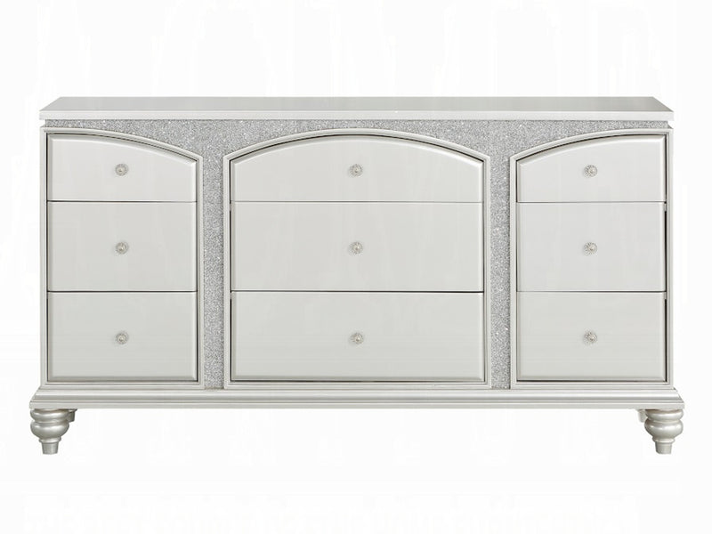 Maverick 68" Wide 9 Drawer Dresser With Mirror