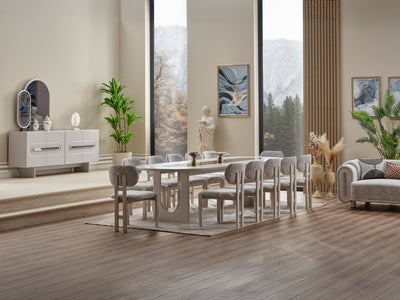 Parma Max 126" Wide 12 Person Dining Table