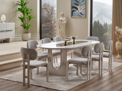Parma Max 8 Person Dining Room Set