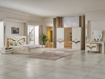 Zen 59" Wide 2 Door 1 Drawer Dresser With Mirror