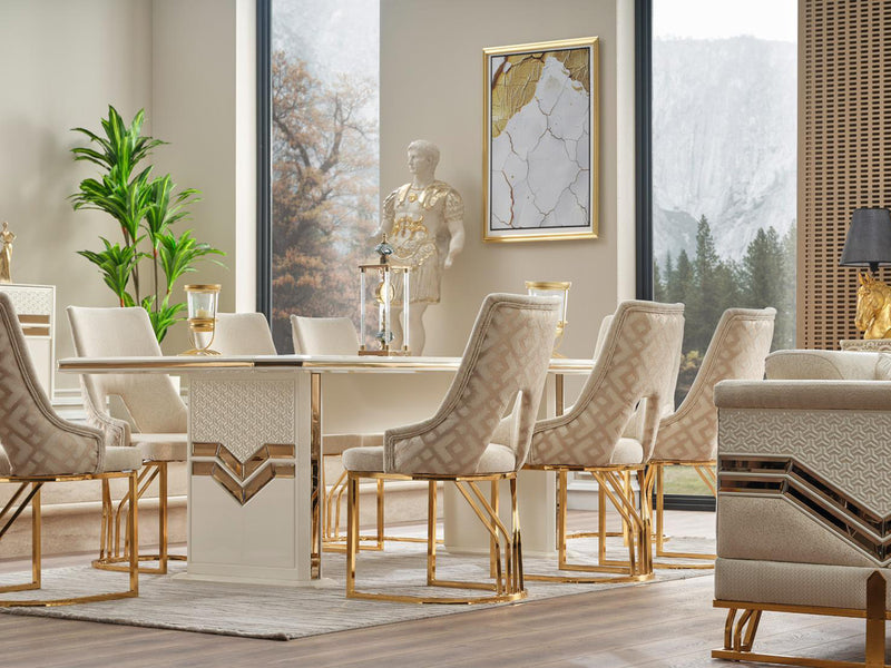 Zen 94.5" Wide 8 Person Dining Table