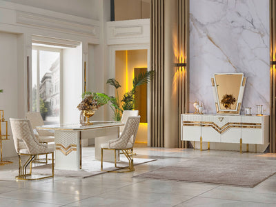 Zen 8 Person Dining Room Set