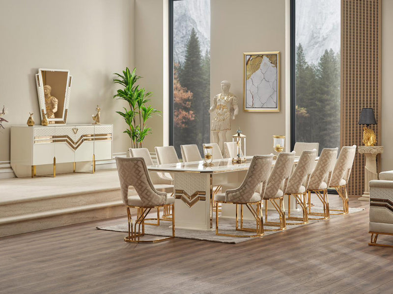 Zen 12 Person Dining Room Set