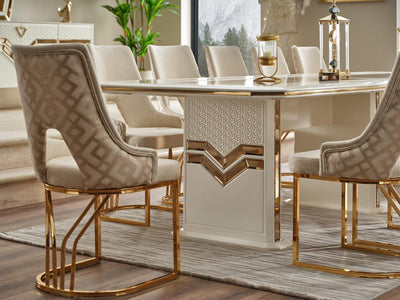 Zen 126" Wide 12 Person Dining Table