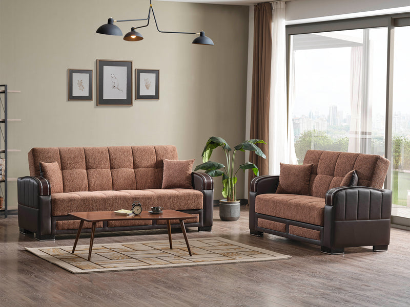 Maya 63" Wide Convertible Loveseat