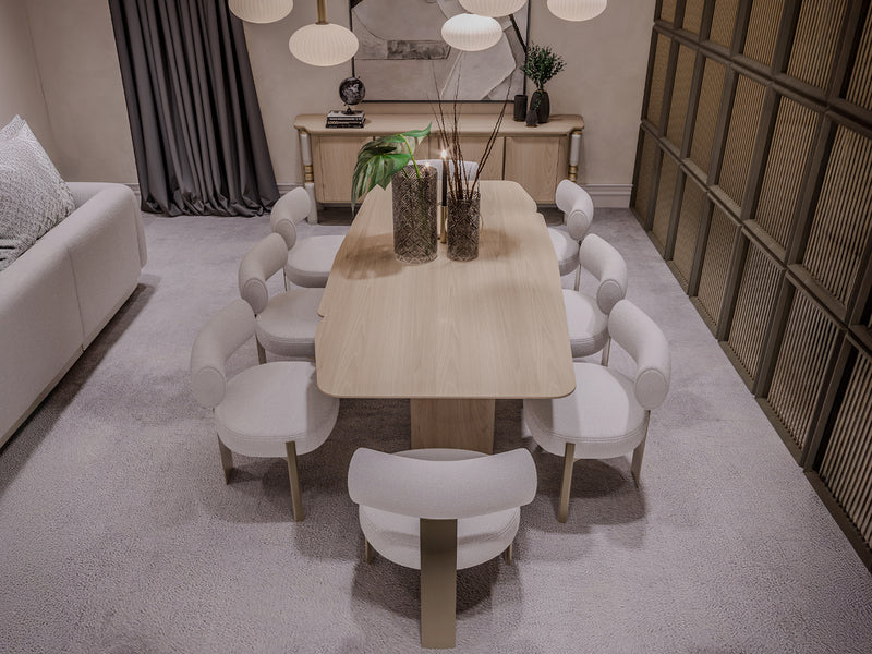 Tokyo Mazzi 8 Person Dining Room Set