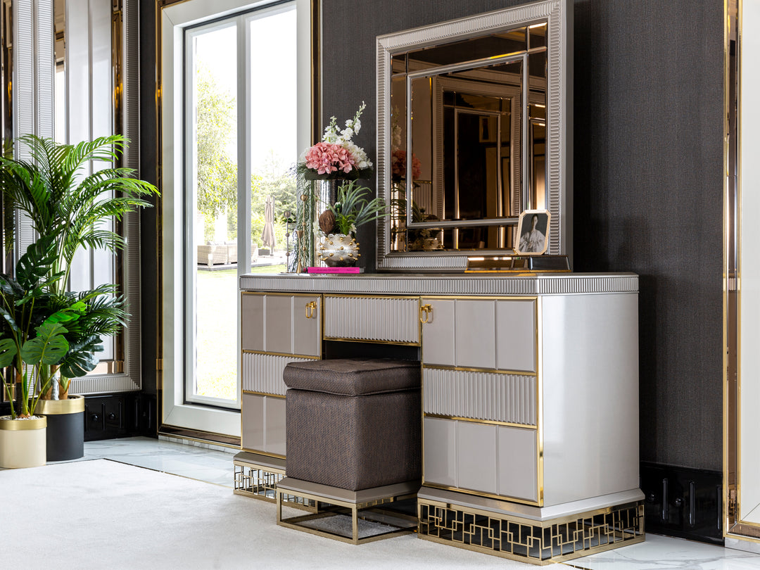 luxury dresser set Versacem Bedroom Set – Istanbul Furniture