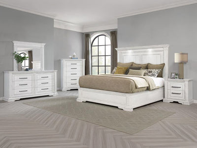 McKinney Vintage 73.7" Wide 6 Drawer Dresser With Mirror