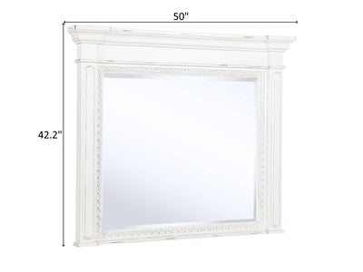 McKinney Vintage 73.7" Wide 6 Drawer Dresser With Mirror