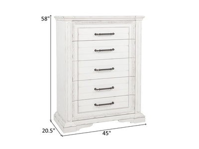 McKinney Vintage 45" Wide 5 Drawer Chest