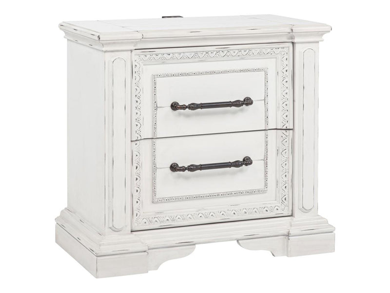 McKinney Vintage 30" Tall 2 Drawer Nightstand