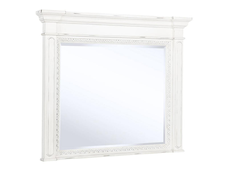 McKinney Vintage 73.7" Wide 6 Drawer Dresser With Mirror