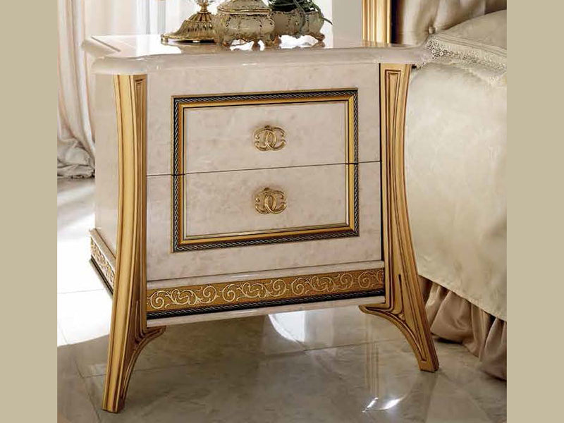 Melodia 26" Tall 2 Drawer Nightstand