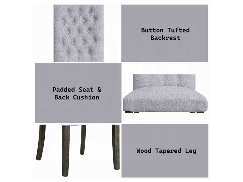 Merel 6 Person Dining Room Set