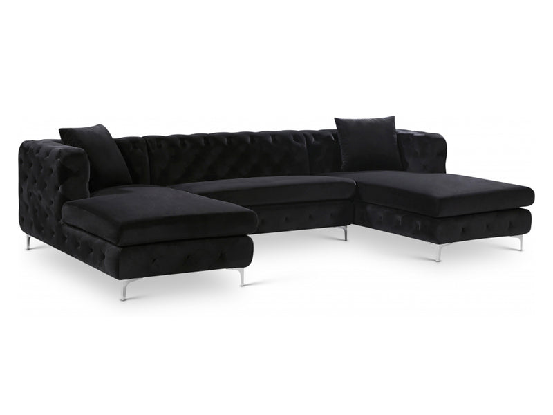 Gail 127" Wide U Sectional