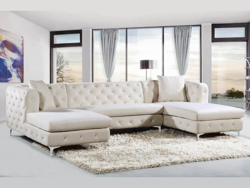 Gail 127" Wide U Sectional