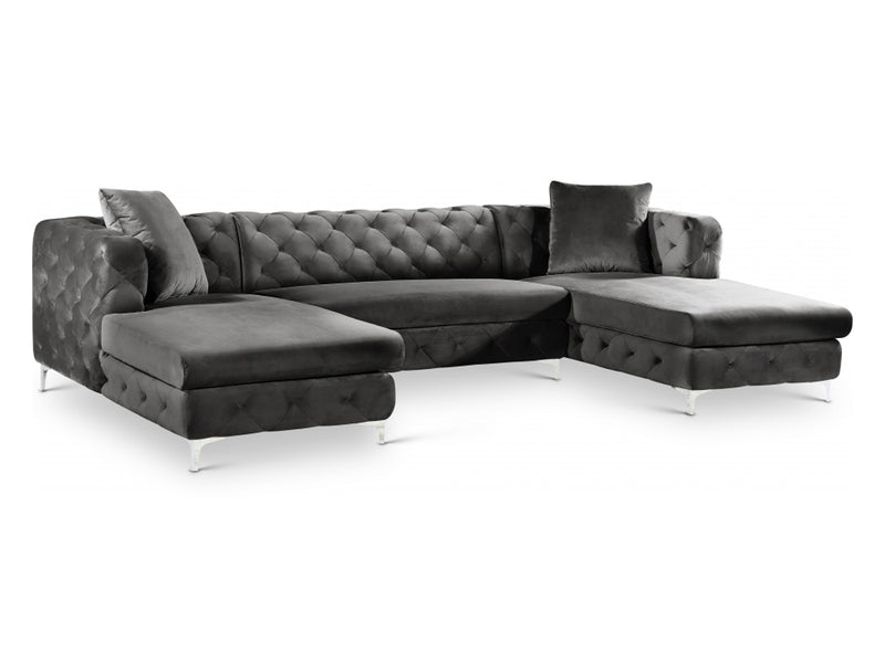 Gail 127" Wide U Sectional