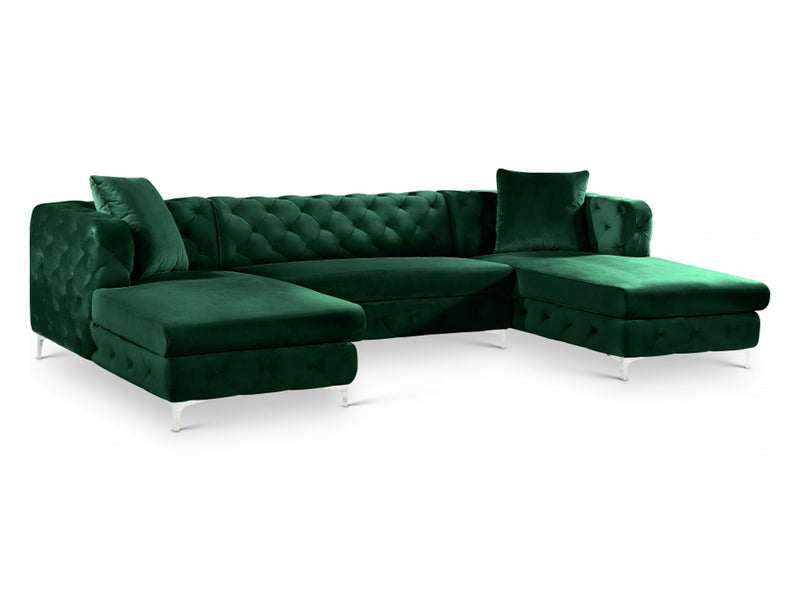 Gail 127" Wide U Sectional