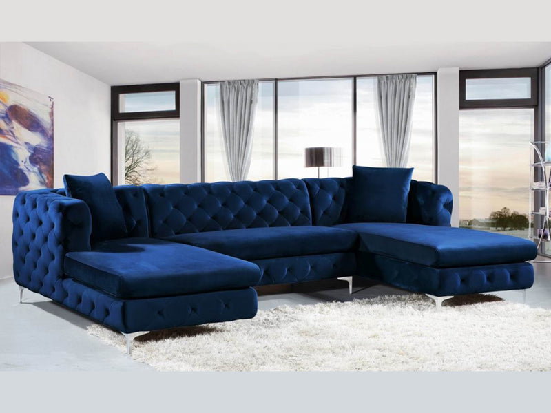 Gail 127" Wide U Sectional