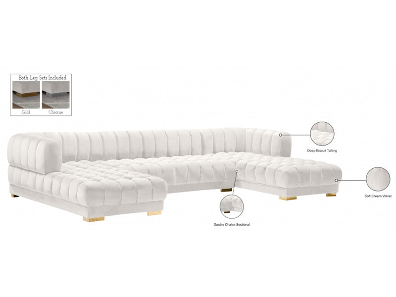 Gwen Meri 143" Wide U Sectional